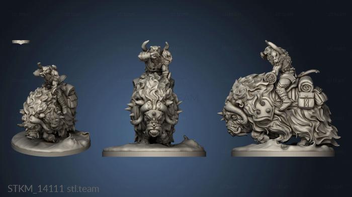 3D model Hogarth Viking Mounted (STL)