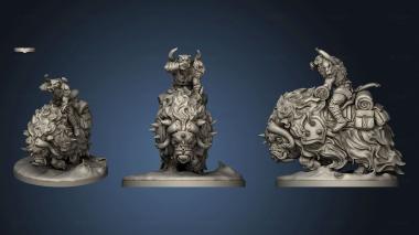 3D model Hogarth Viking Mounted (STL)