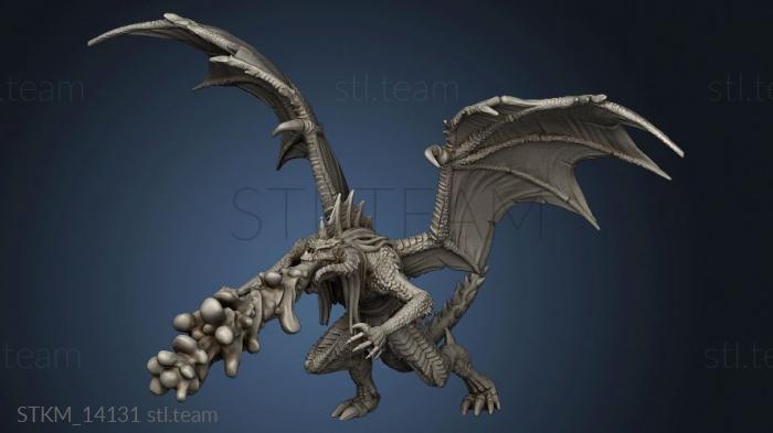 3D model Hour Demons Draconic Demon Black Breath Attack (STL)