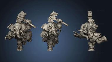 3D model Hour Demons Elephant Folk Paladin Hammer (STL)