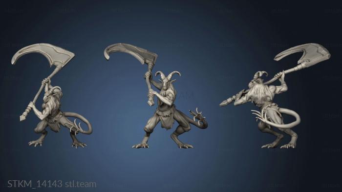 3D model Hour Demons Goat Demon Scythe (STL)