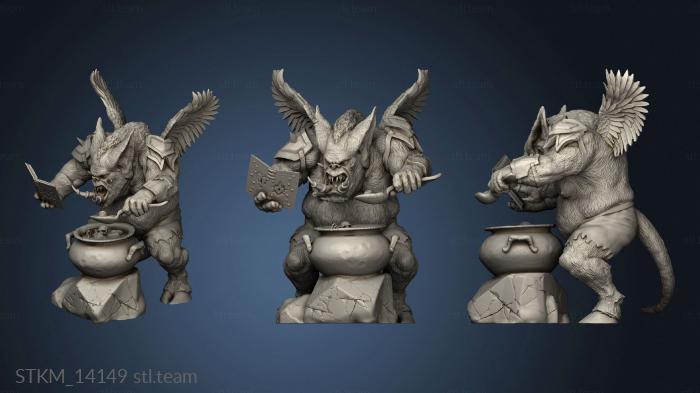 3D model Hour Demons Pig Demon Cooking (STL)