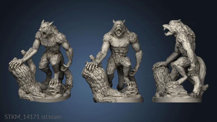 3D model Humble Dungeons and Cities BSG The Werewolf needed (STL)