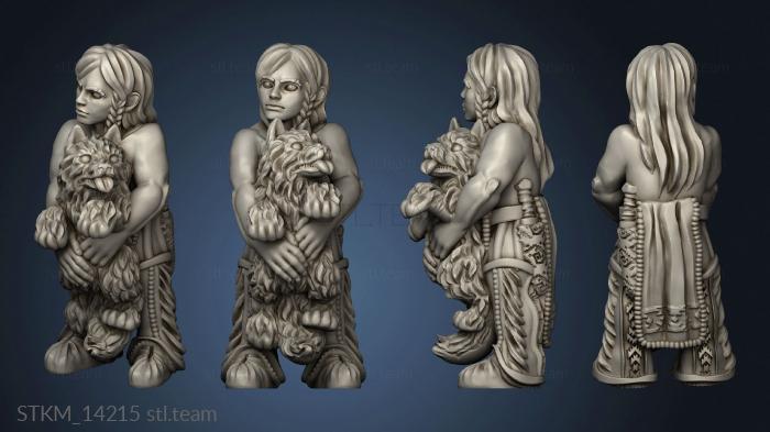 3D model Indians child pup (STL)