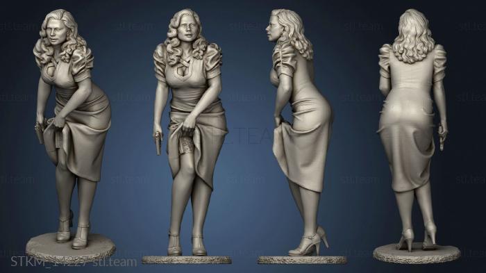 3D model Mark Teague Peggy Secret Agent Carter (STL)