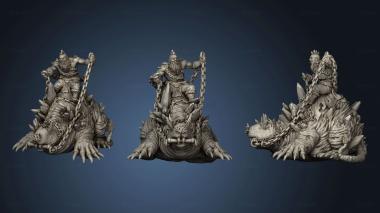 3D model Kragudur Clan Chainer Mounted (STL)