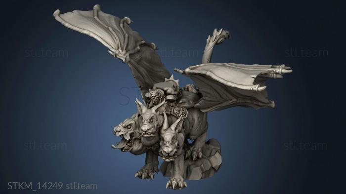 3D model warp zagreb the heinous cerberus rider (STL)