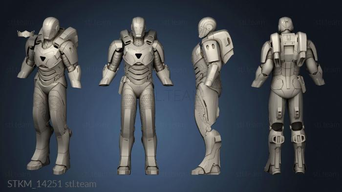 3D model iron Man Mark Gemini ABS (STL)