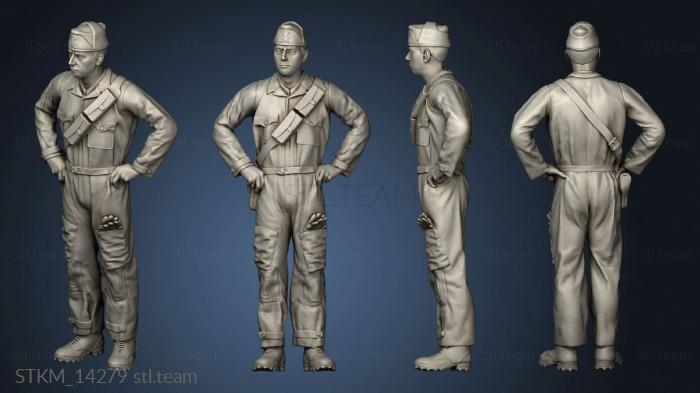 3D model Italian Tank Crew (STL)