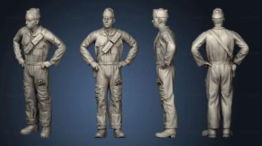 3D model Italian Tank Crew (STL)