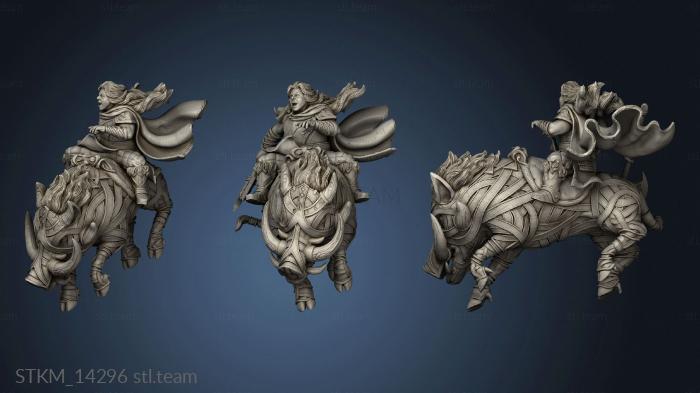 3D model Wodengar Clan Warthog Character (STL)