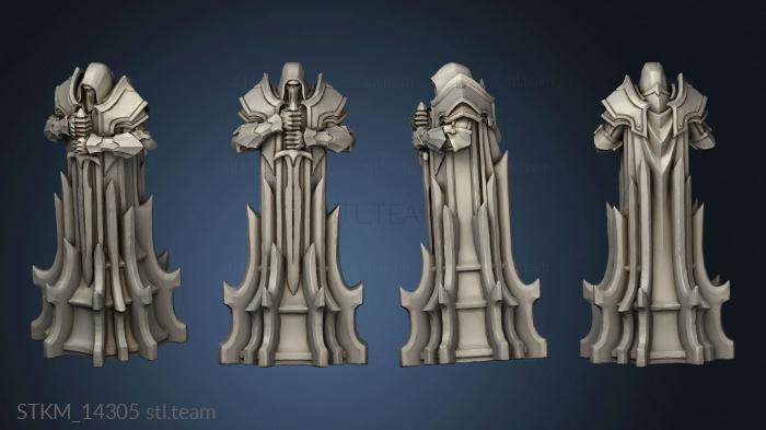 3D model Paladin Chess Black pawn (STL)