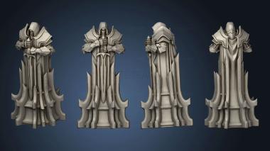 3D model Paladin Chess Black pawn (STL)