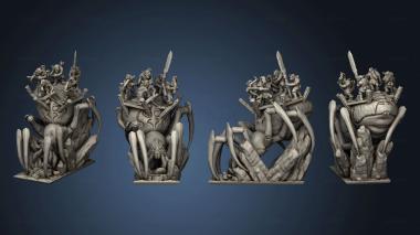 3D model Juvenile Apocalypse Spiders Apocalypse Spider Howdah (STL)