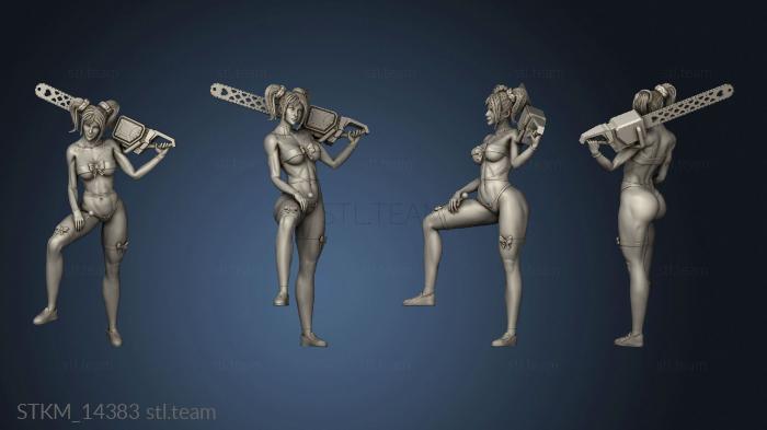 3D model Lollipop Chainsaw NSFW chest (STL)