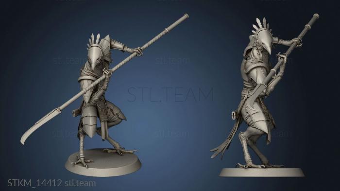 3D model Kenku Soldiers Lord The Soldier Naginata Pierce (STL)