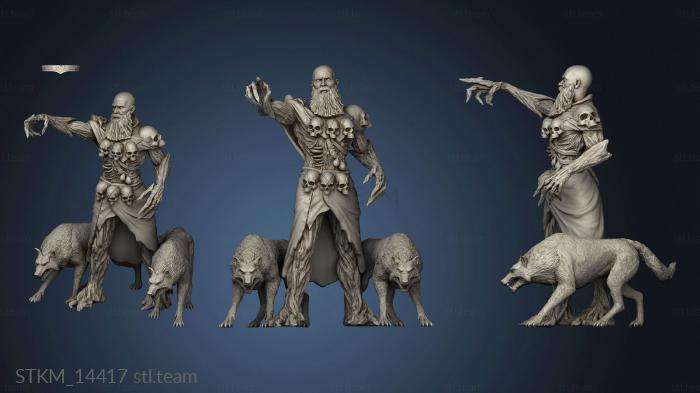 3D model Keoghradan Druid Wolves (STL)