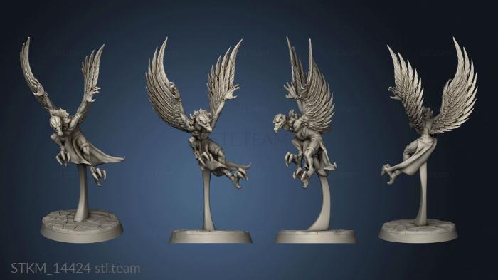 3D model Feather Folk Featherfolk Ranged Fighters flying weapon (STL)