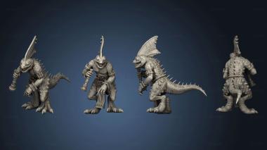 3D model KNIGHT Skink Blowpipe Hunter (STL)