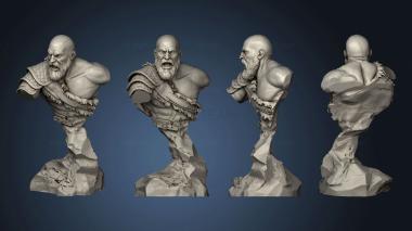 3D model Kratos God War (STL)