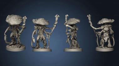 3D model Mushroom Bayou Myconids Myconid Eel Merchant (STL)