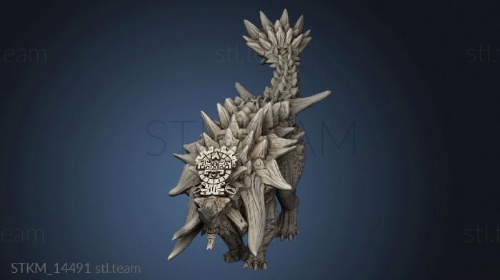 3D model Ahuatli and babies Tail (STL)