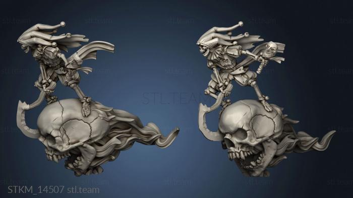 3D model Undead Dominion Devlin the Skullrider (STL)