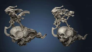 3D model Undead Dominion Devlin the Skullrider (STL)