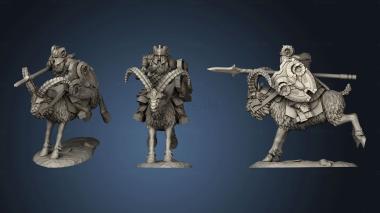 3D model Silver Goat Dwarves Speen (STL)