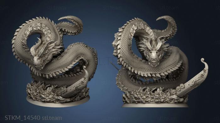 3D model rse Mythology Jormungandr (STL)