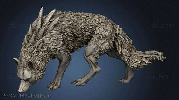 3D model Dragon Trappers Wolves Wild Wolf (STL)