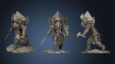 3D model Pyramid Golem (STL)