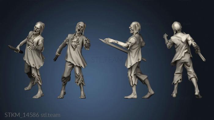 3D model Zombies (STL)