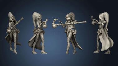 3D model Magi human female Sorceress (STL)