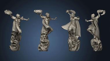 3D model Magi human female Sorceress (STL)