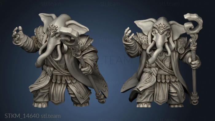 3D model Loxodon Wizard (STL)