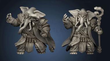 3D model Loxodon Wizard (STL)