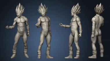 3D модель Майн Вегета из Dragon Ball (STL)