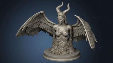 3D model maleficent princess evil paulienet wing (STL)