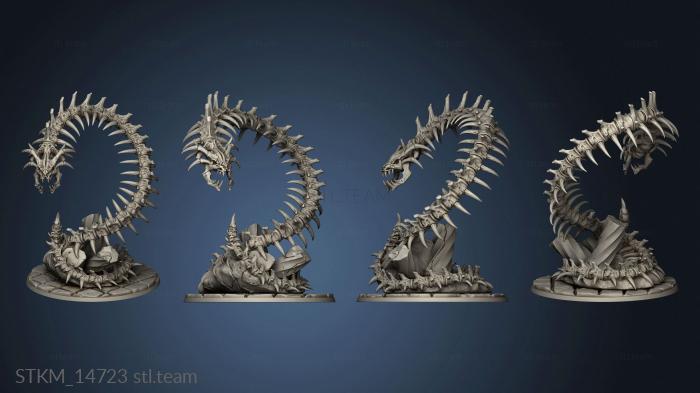 3D model Man Eaters Nagarote Maneater Skull Naga (STL)