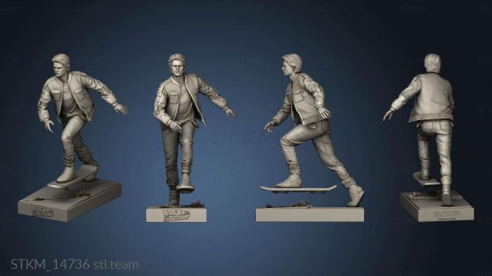 3D model Marty Mcfly Back (STL)