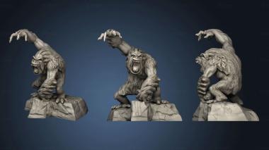 3D model Mega age The Colossal Dungeon Dweller Classics Yeti (STL)