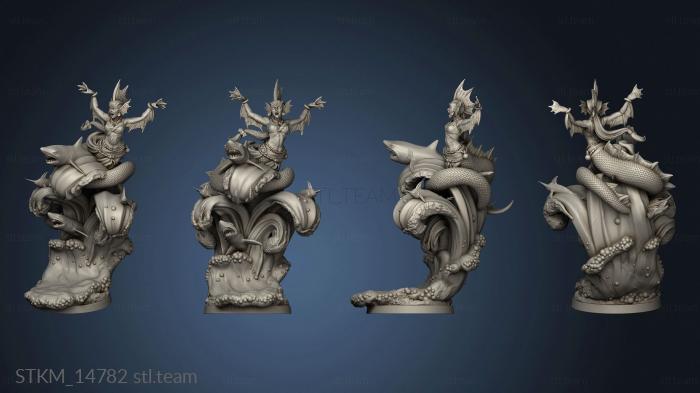 3D model Merfolk Spellcaster (STL)