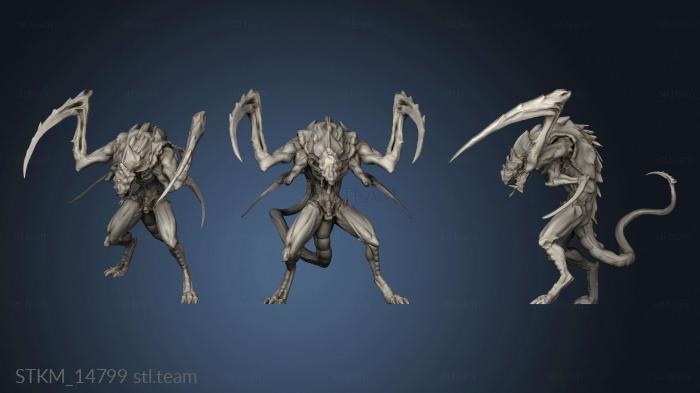 3D model Grim Dark Future Alien Hives Hunter AH (STL)