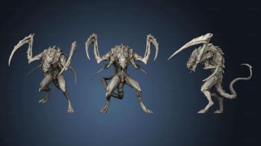 3D model Grim Dark Future Alien Hives Hunter AH (STL)