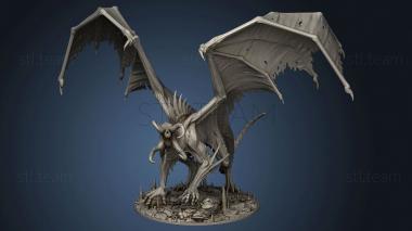 3D model Mind eater dragon (STL)