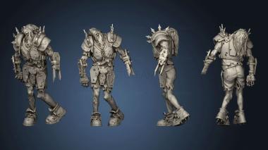 3D model Necromantic Undead zombie ELF (STL)