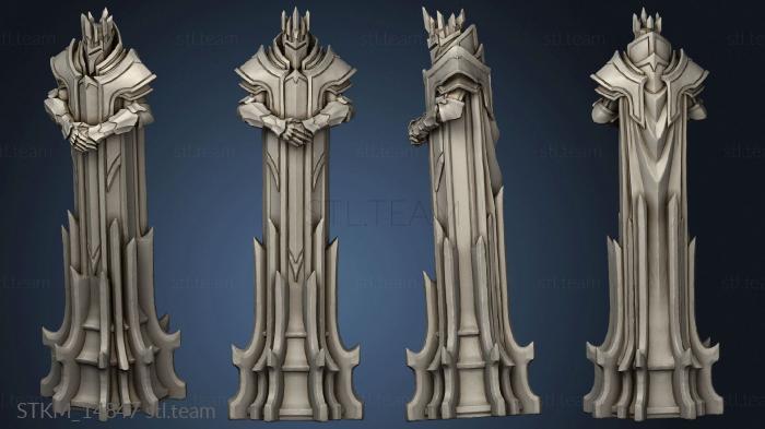 3D model Paladin Chess WHITE KING (STL)