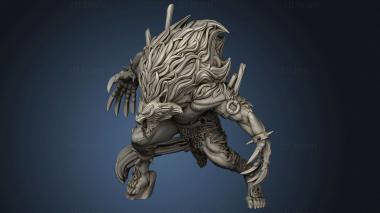 3D model Monster Overlord fairy tales Big Bad Wolf (STL)