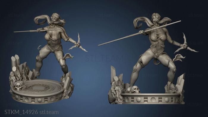 3D model Mortal Kombat Jade cut (STL)